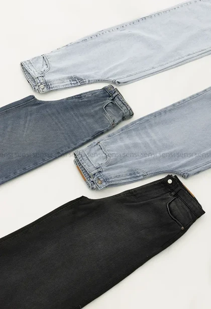 شلوار جین شافل بگ کد1005011