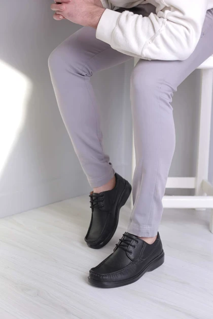 کفش چرم صنعتی مردانه کد 122