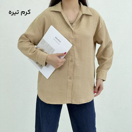 شومیز زنانه پشت دکمه