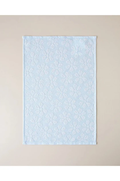 دستمال خشک‌کن English Home مدل Pure Petals پنبه پلی‌استر - آبی