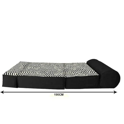 کاناپه تخت شو یک نفره مینیمال زیگزاگ مدل M1062