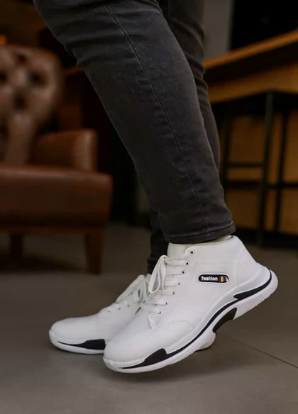 کفش ساق‌دار مردانه EMTO-سفید ویژه