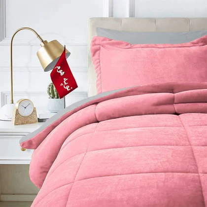 روتختی مینیمال کتان مخمل طرح مربع