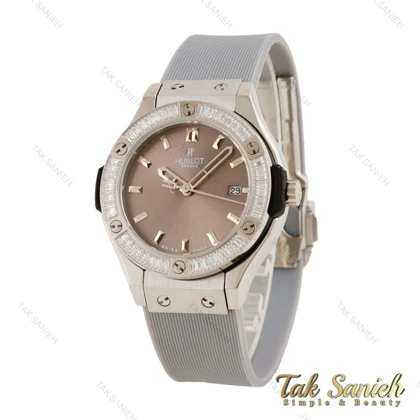 ساعت هابلوت زنانه طوسی دورنگین Hublot-5638-L