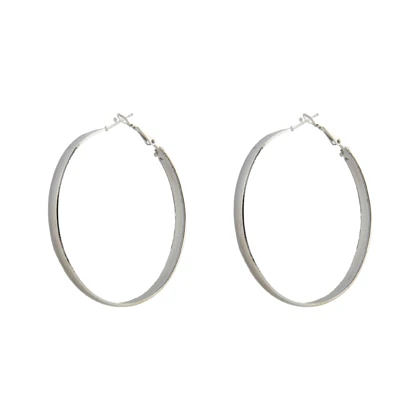 گوشواره زنانه حلقه‌ای مدل بیضی 8میل