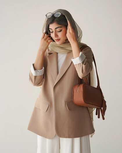 کت آستین پاکتی ندا | هیبا