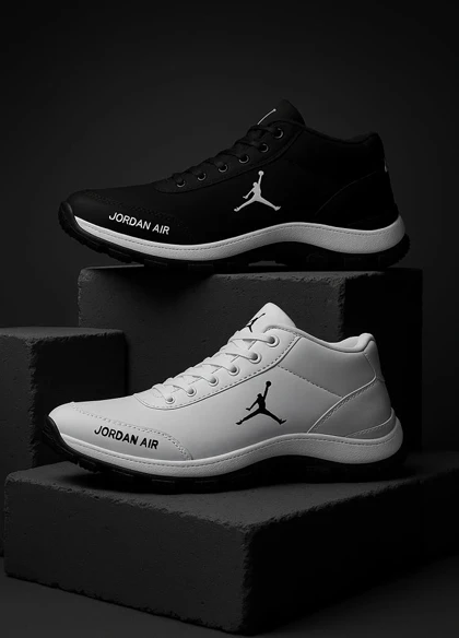 کفش اسپرت مردانه جردن مشکی مدل Avin ویژه