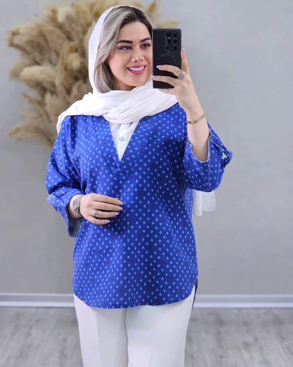 شومیز گل‌گلی
