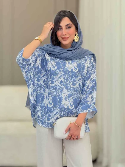 مانتو پانچ طرح دار