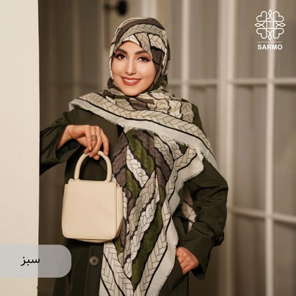 روسری نخ پنبه تافته