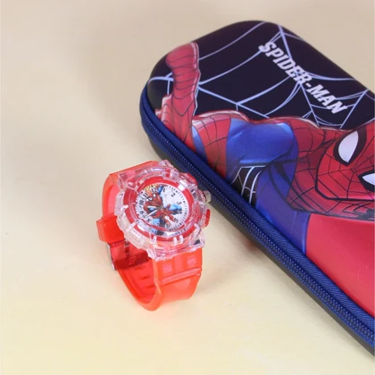 ساعت مچی اسپایدرمن چراغ‌دار در 6 رنگ