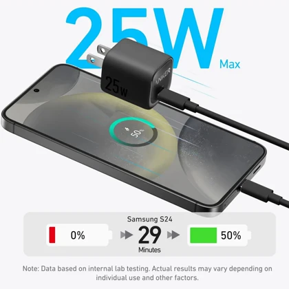 شارژر دیواری انکر Anker مدل B2656 توان 25W با کابل USB-C