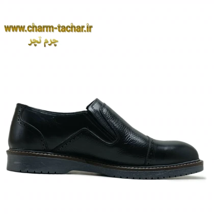 کفش رسمی مردانه بدون بند چرم طبیعی برت کد si985