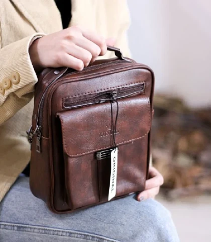 کیف دوشی اسپرت چرم