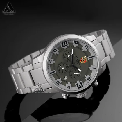 ساعت پورشه دیزاین طوسی Porsche JP-24056MG12