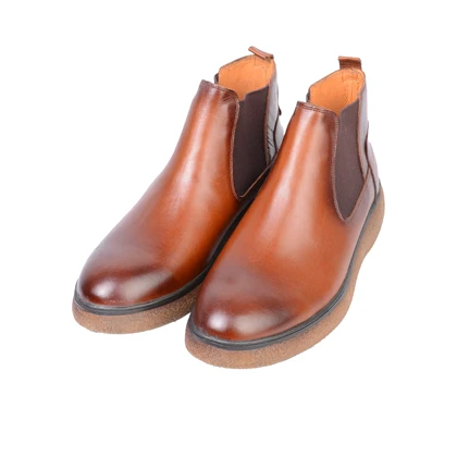 بوت مردانه عسلی و مشکی هیرمان