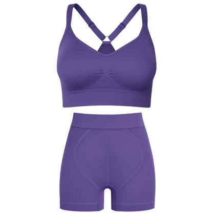 ست نیم‌تنه و شلوارک ورزشی زنانه ماییلدا مدل 5472-10411