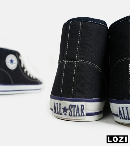 کفش کتانی ساق‌دار مردانه و زنانه سرمه ای All STAR مدل 7089