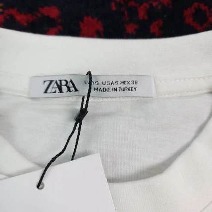 تیشرت مردانه اورسایز طرح ابر و باد zara 🇹🇷