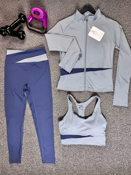 سه تیکه نیم‌تنه لگ سویشرت 60078