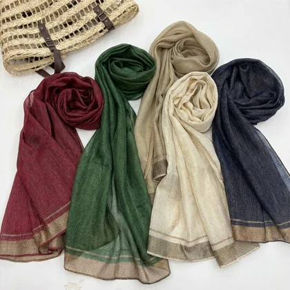 شال حریر لمه