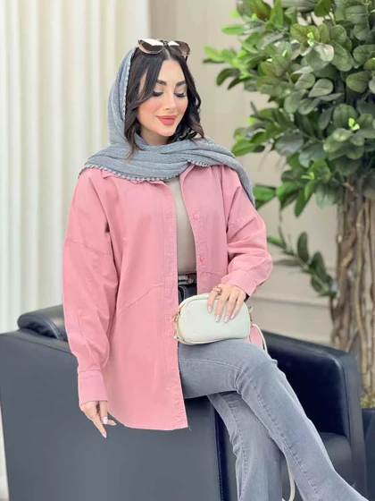 شومیز پشت پیله برش‌دار