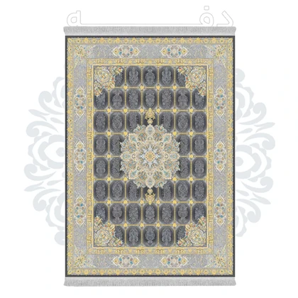 فرشینه از جنس پارچه هازان مخمل ترک طرح سنتی و مدرن برند دفه کد DHU105
