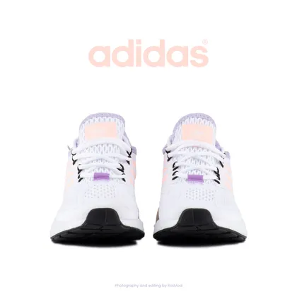 کتانی پیاده روی زنانه آدیداس سفید/رنگی - Adidas ZX 2K Boost White/Pink-Yellow-Purple