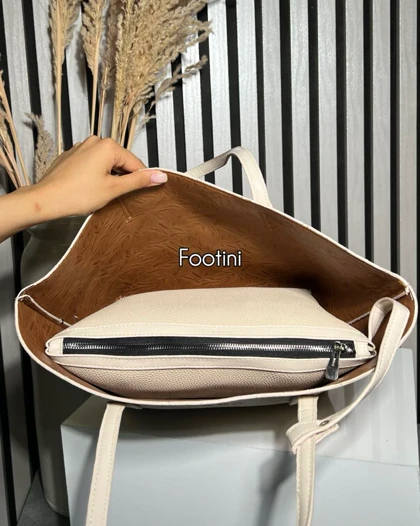 کیف زنانه چرم قایقی زارا 101 AM