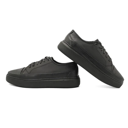 کفش ونس چرم طبیعی مردانه استار مدل Flat shoes - 0150