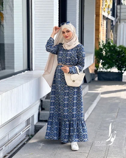 پیراهن سامینا کاربنی