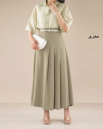 دامن کرپ سروین کد 5260