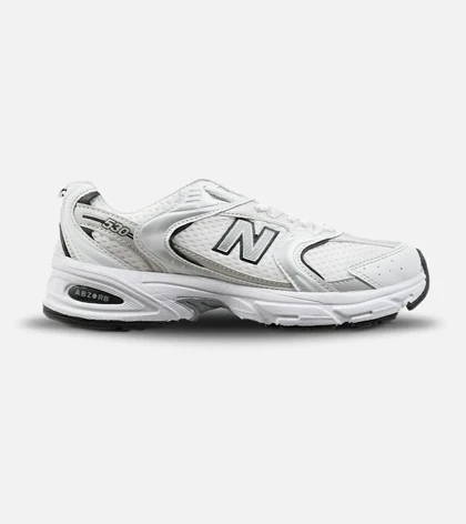 کفش کتانی بزرگپا سفید نقره ای NEW BALANCE 530 مدل 4872
