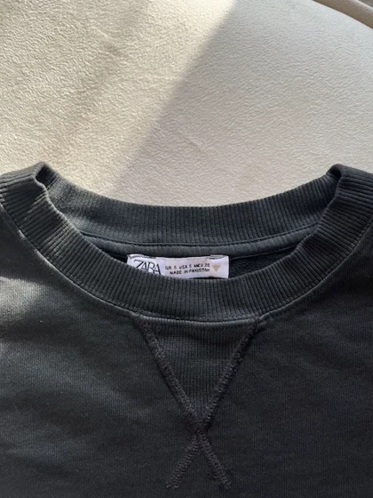 وست شرت سنگشور ZARA دودی کد 263