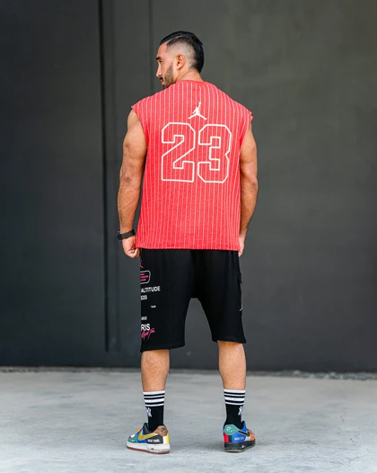 رکابی ورزشی وست JORDAN قرمز R