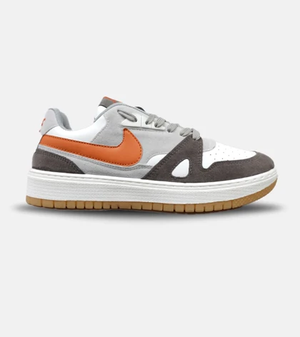 کفش کتانی مردانه طوسی سفید نایک NIKE SB