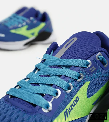 کفش کتانی مردانه آبی سبز MIZUNO wave rider 24