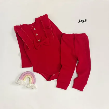 بادی شلوار نوزادی دخترانه