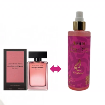 بادی اسپلش نارسیسو رودریگز ماسک نویر رز زنانه Narciso Rodriguez Musc Noir Rose For Her
