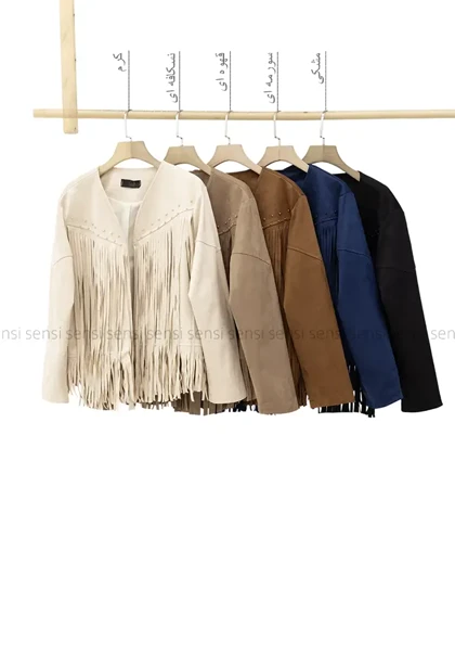 کت جیر آستر دار سرخپوستی کد1005024