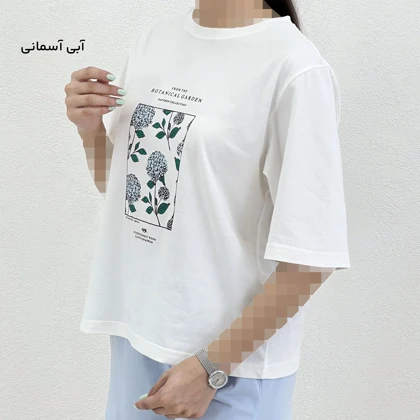 تیشرت زنانه طرح گل | آی بولک
