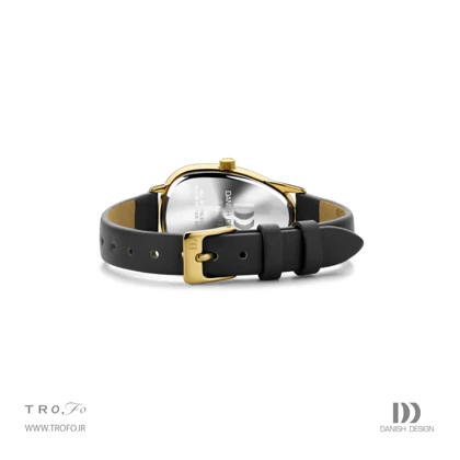 ساعت مچی عقربه ای زنانه دنیش دیزاین (Danish design) مدل IV15Q1306 Fjordsten Gold Black