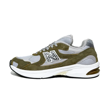 کتانی اسپرت مردانه مدل نیوبالانس 2010 New balance رنگ طوسی سبز کد 51410