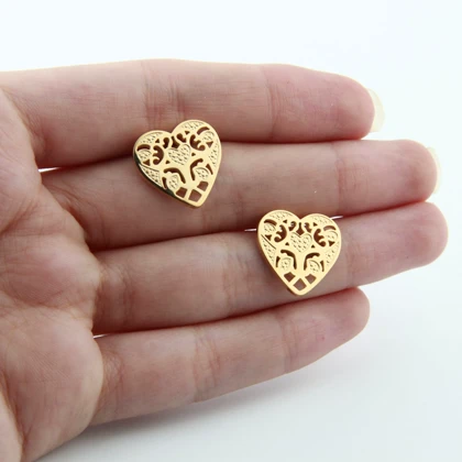 کلیپس زنانه مدل قلب طرح دار