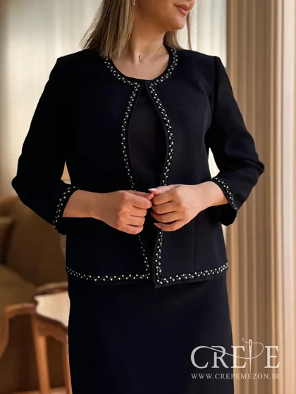 سه تیکه حاشیه سنگدوزی