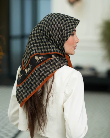 روسری نخی قواره 90 30185