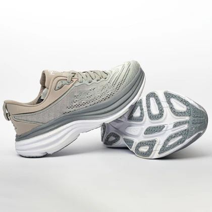 کتانی هوکا باندی 8 طوسی hoka bondi 8 کد 282035