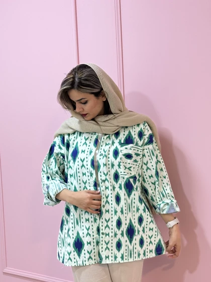 شومیز مانتویی گلسا