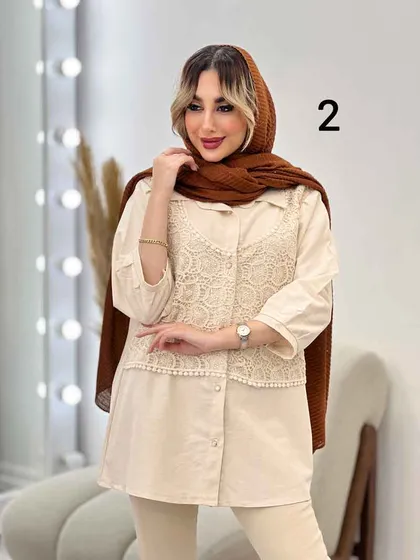 شومیز ترکیبی بهار