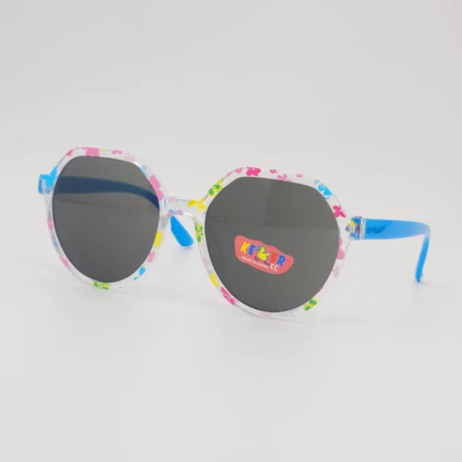 عینک آفتابی بچگانه طرح پلیس با شیشه‌های ضد اشعه UV